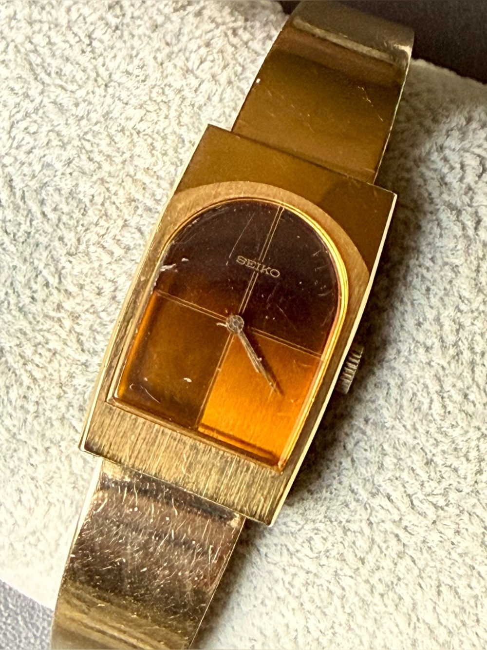Seiko Gold Tone Manual Watch